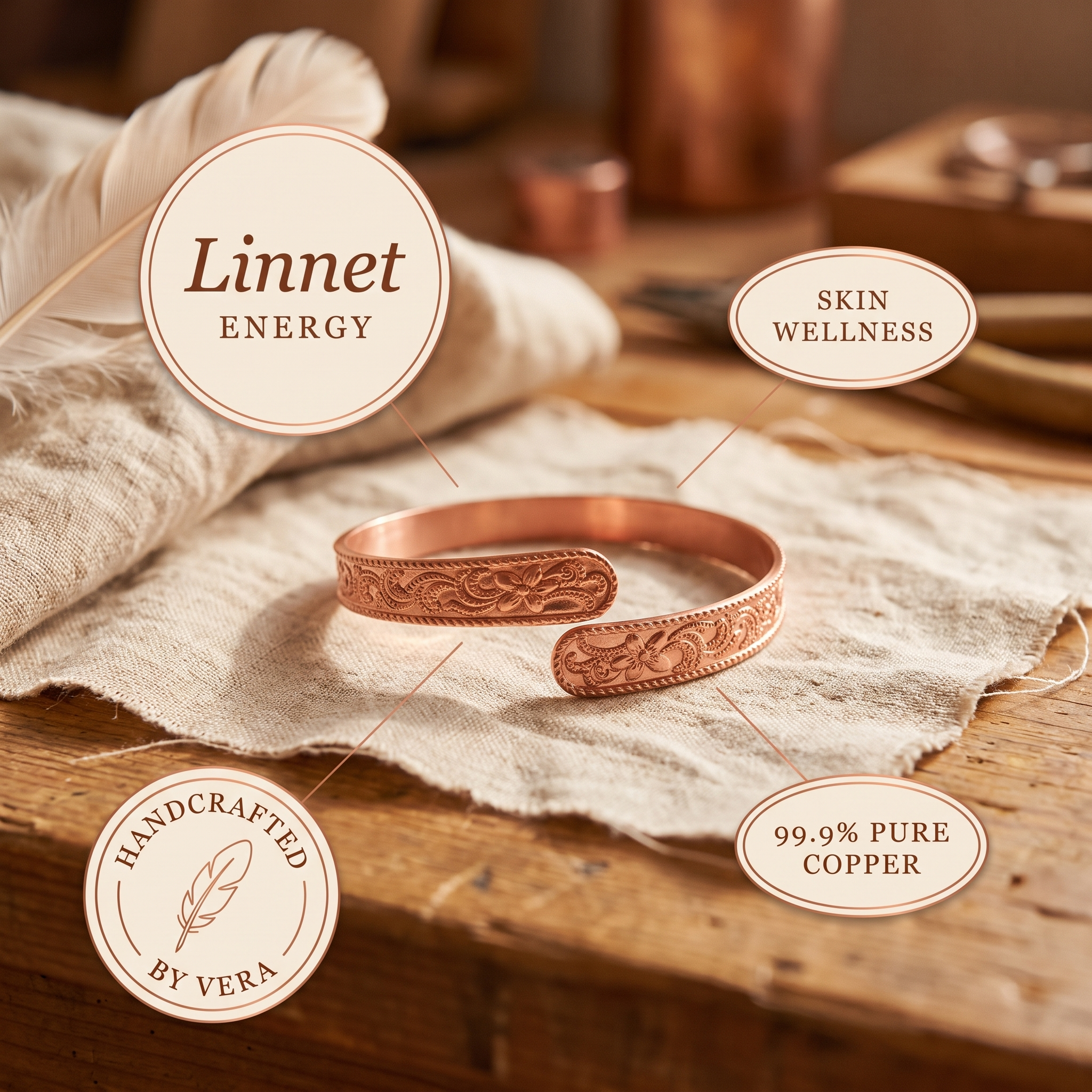Maria's Moor Copper Bracelet