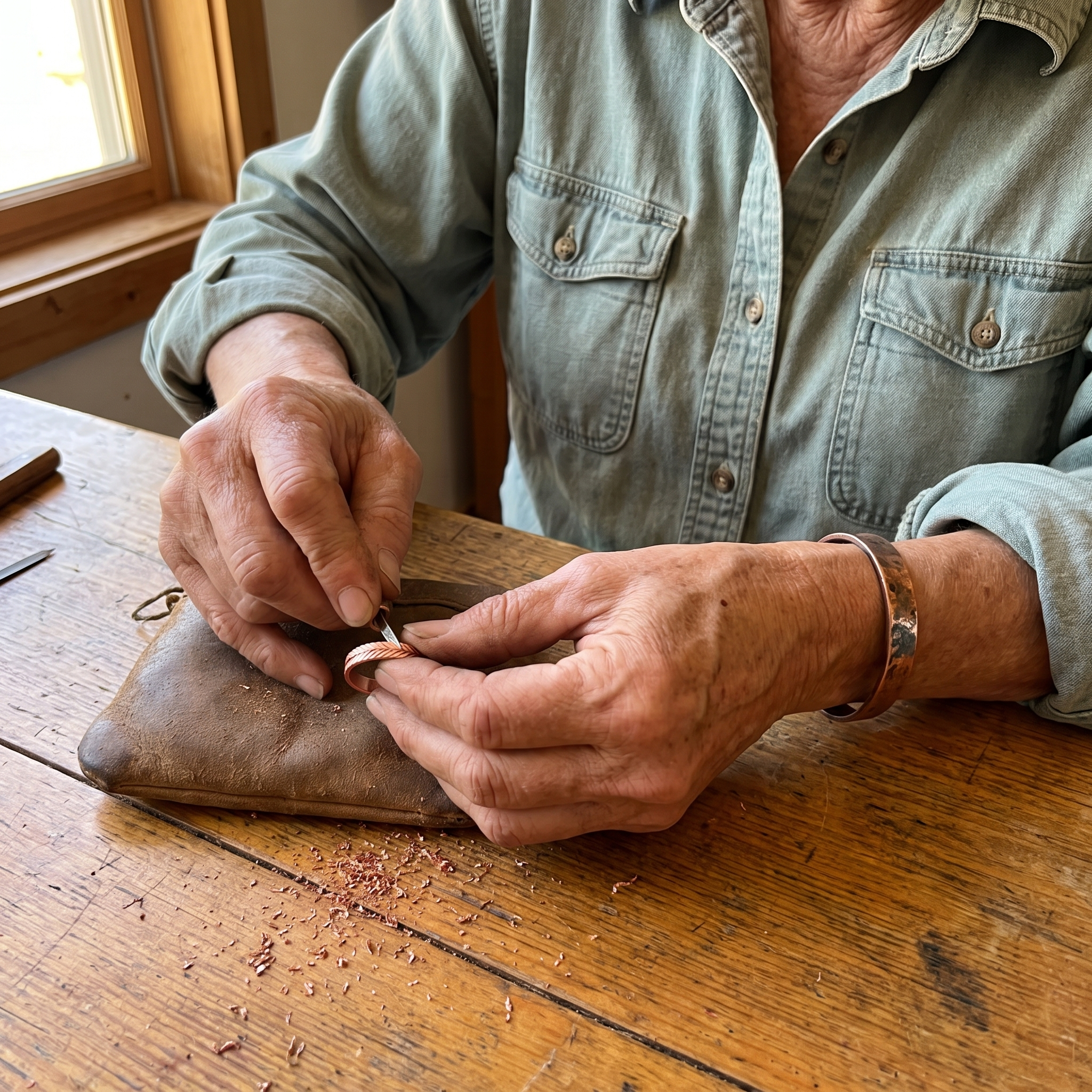 Maria's Root Copper Ring