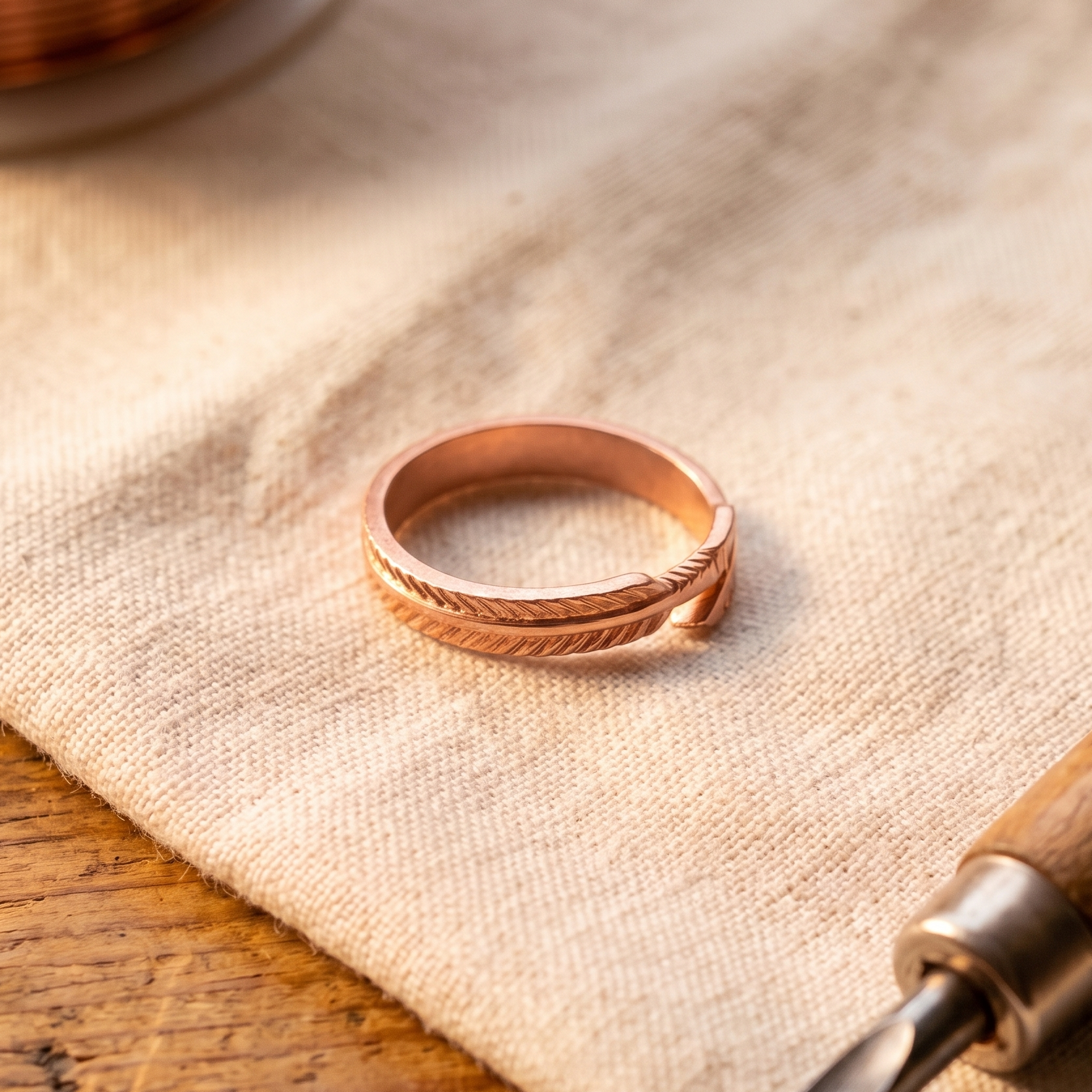 Maria's Root Copper Ring