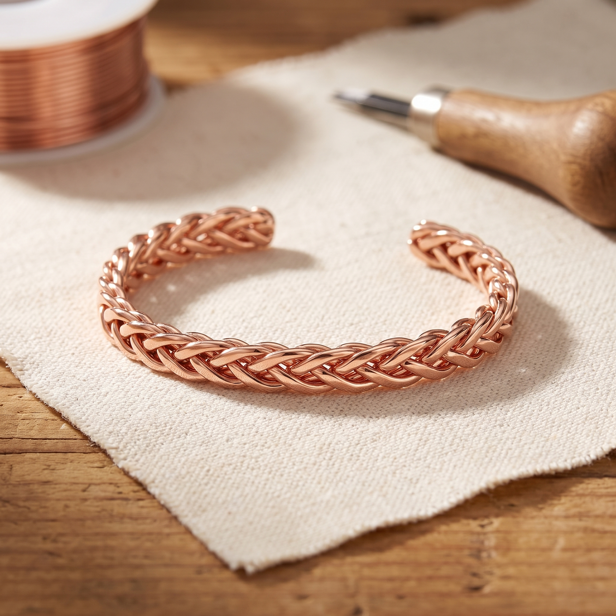 Maria's Bramble Copper Bracelet
