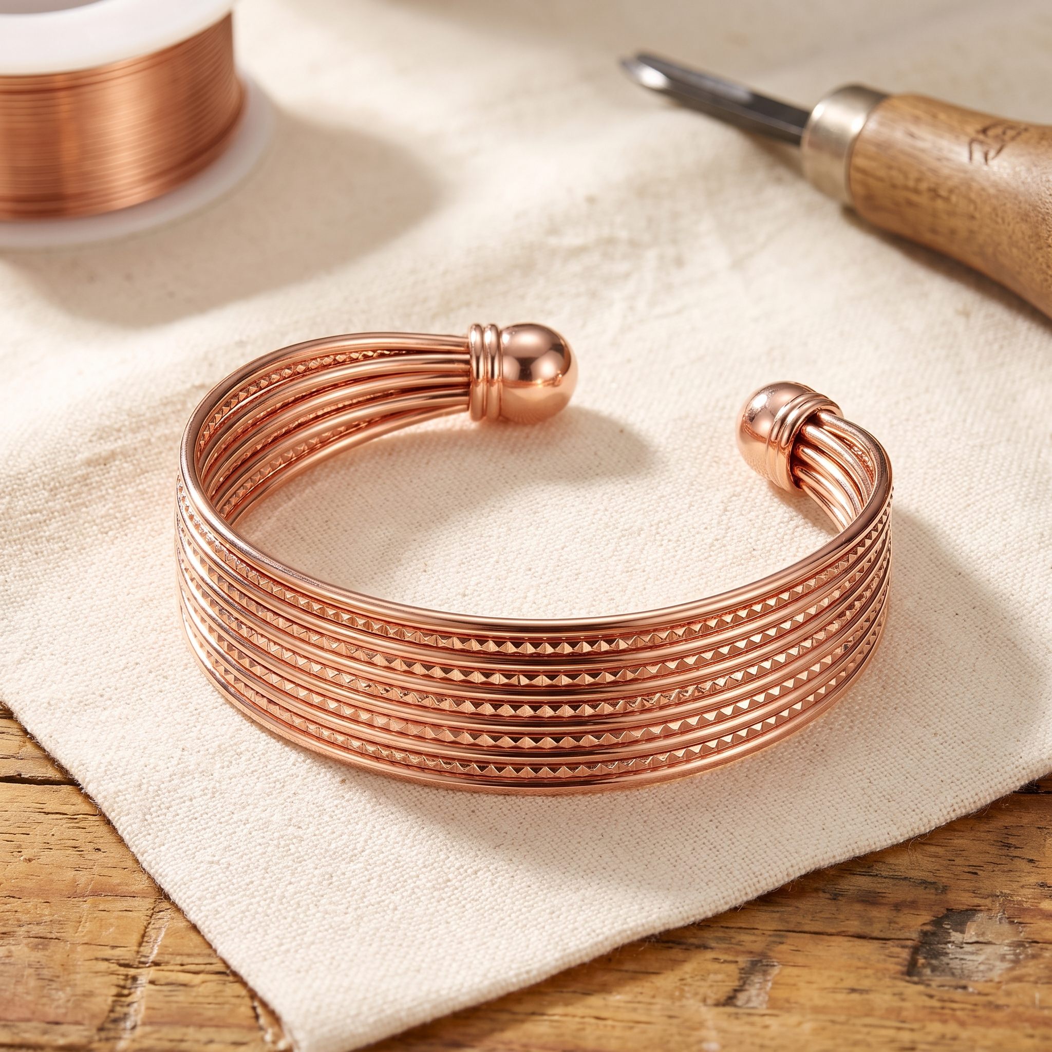Maria's Swift Copper Bracelet