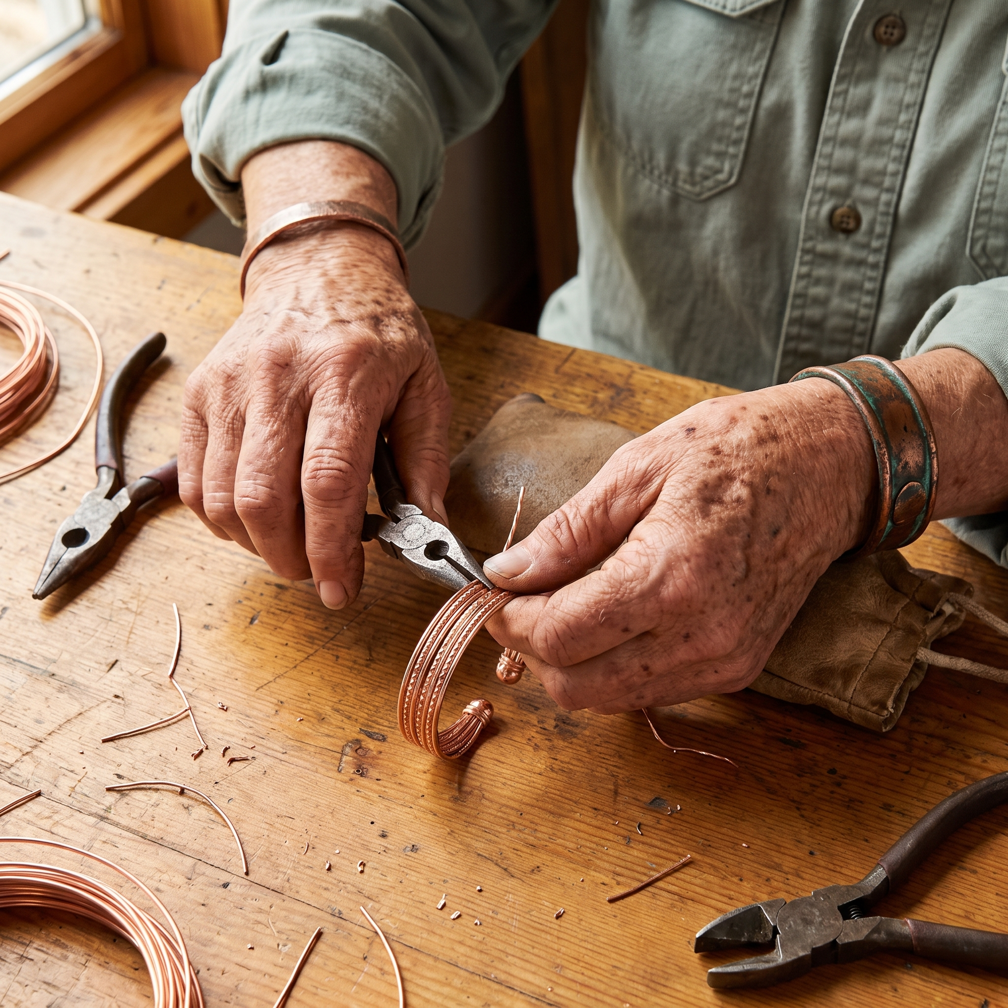 Maria's Swift Copper Bracelet