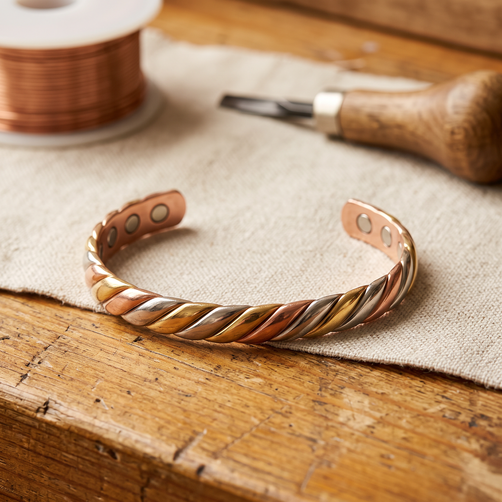 Maria's Bog Copper Bracelet